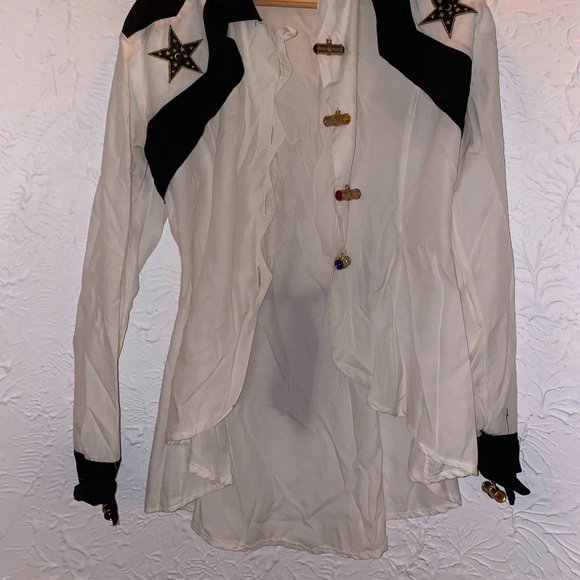 Unique Bhati Western-Inspired Shirt with Star Appliqué - Made in France - Picture 2 of 4